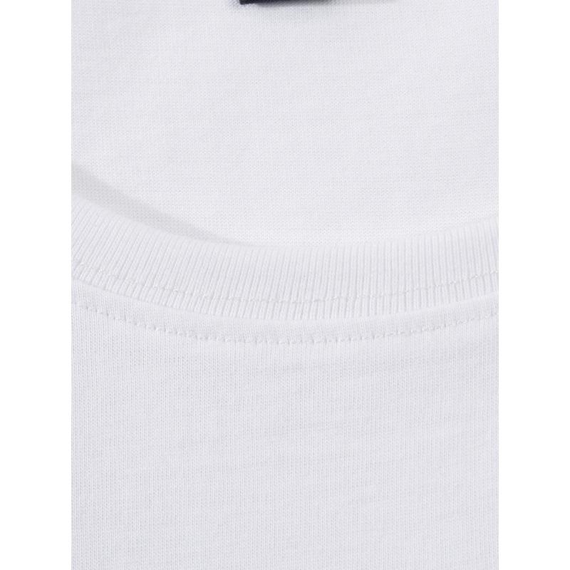 Men's Vintage Street Style Vertical Letter Print Short Sleeve Loose Drop Shoulder Versatile Black T-Shirt for Summer