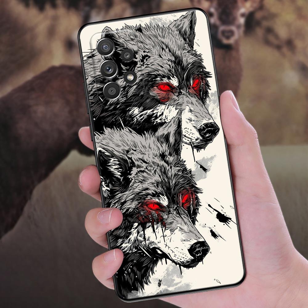 The Wolf Lion Cat Phone Case For Samsung Galaxy A57 A56 A37 A55 A36 5G A26 A54 A52 A35 A34 A25 A17 A16 A15 A07 A06 Soft Cover