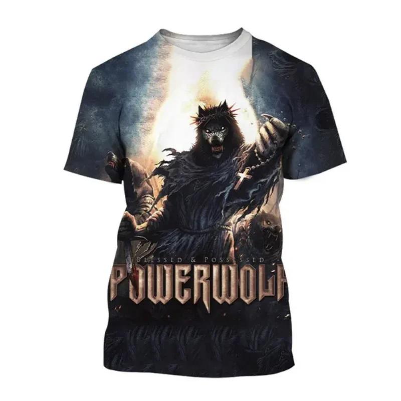 3D printed summer casual fashion oversized short-sleeved T-shirt