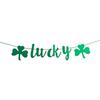 St. Patrick's Day Shamrock Party Decoration Flags