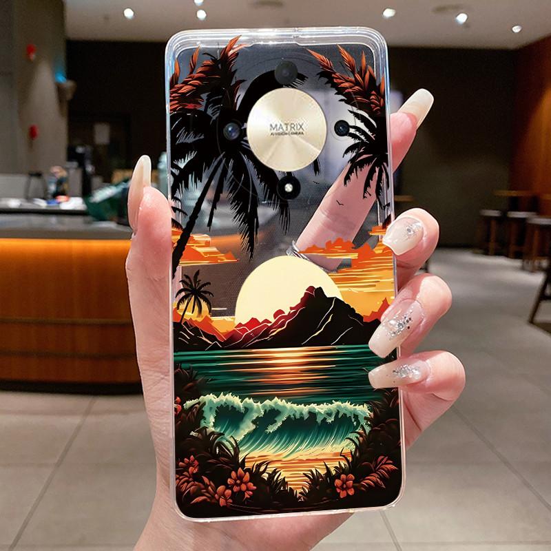 Casing For Honor X9b X9a Magic 6 5 Lite 5G Luxury Dragon Cute Cool Boys Girls Transparent Soft silicone Back Cover Phone Case