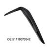 Front Bumper Fog Light Eyelid Cover Trim For BMW 5-Ser G30 G31 For M-Sport 16-20 Front Bumper Fog Light Eyelid Cover