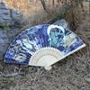 Vintage Japanese Style Folding Fan Paper Fan Props Fan Portable Dance Hand Fan  Home Decoration