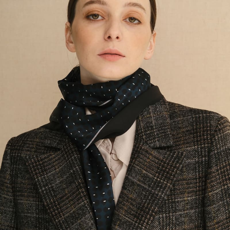 ANA MAISON One After Another Long Petit Silk Scarf [PML-1317]