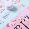Macaron Color Boat-Shaped Paper Clips, Creative Boxed Set with Large & Small Metal Clips for Office Use