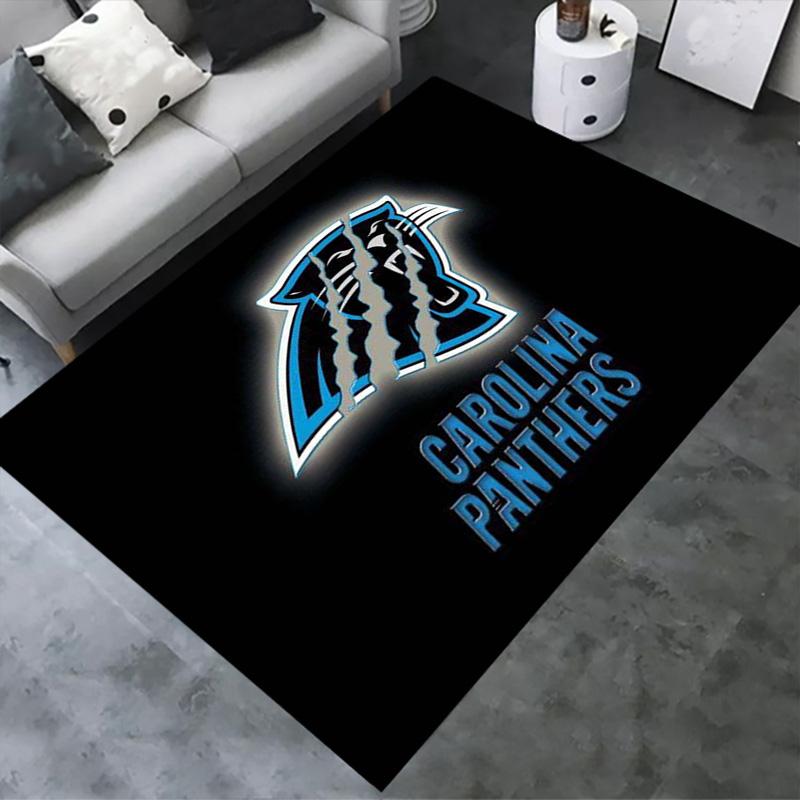 Carolina Panthers Carpet Rug for Living Room Bedroom Home Sofa Decoration,Kids play Non-slip Floor Mat