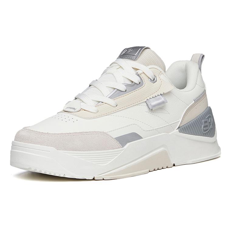 Anta Life Collection Wear Resistant And Lightweight Low Top Skateboard Shoes Men's White Blue 912238081-1
