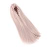 Doll Long Straight Wig with Bangs Realistic 1 4 Straight Bang Doll Wigs Synthetic Hair for 18.5‑21cm Head Circumference