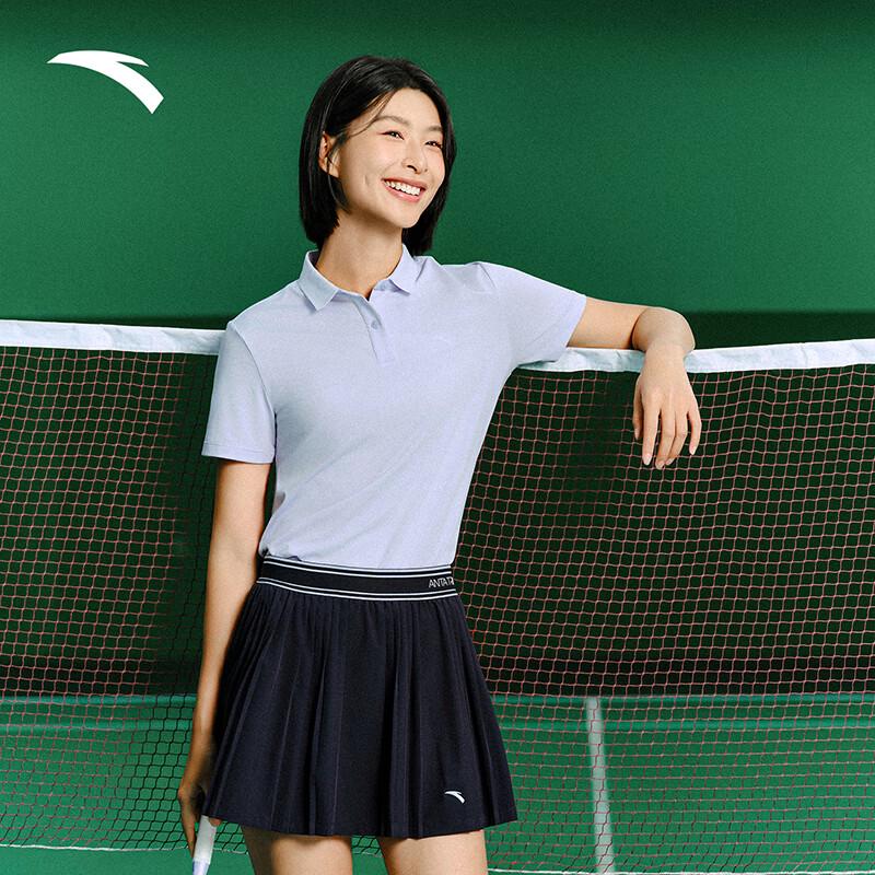 Anta Women s Quick-Dry Polo Tennis Shirt L