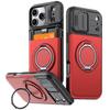 iPhone 17/18 Pro Max Case, Push-Window Card Holder, Anti-Drop Shell