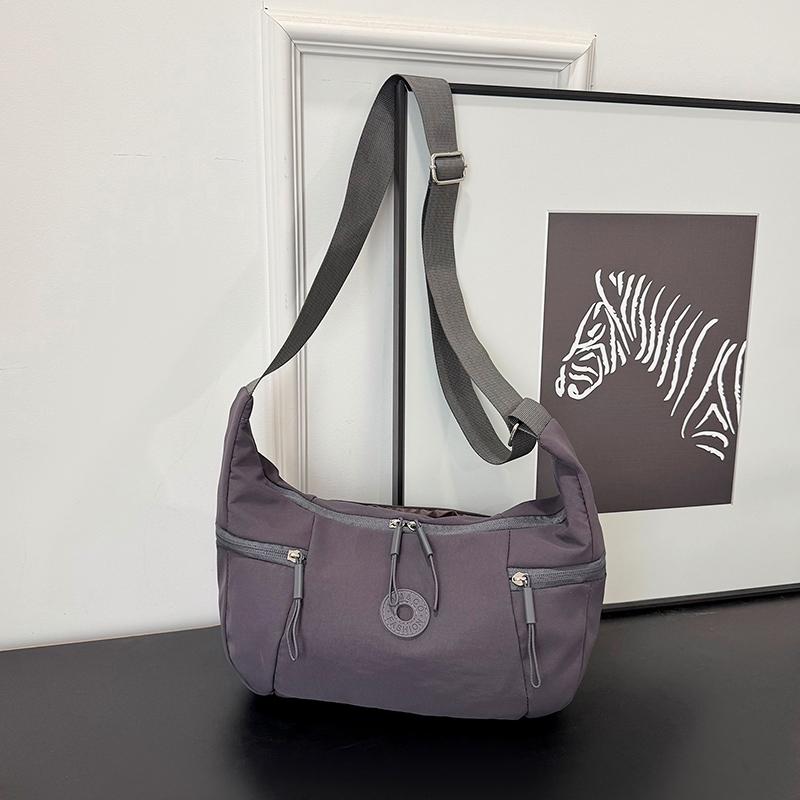 Casual Style Nylon Women'S Shoulder Bag Lightweight Soft Single Shoulder Backpack Large Capacity Tote Bag Casual Outing Shopping