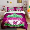 Liverpool Football Club Biancheria da letto Biancheria da letto Set Copripiumino Copripiumino Federe  (1 * Copripiumino 2 * Federe, senza piumino)