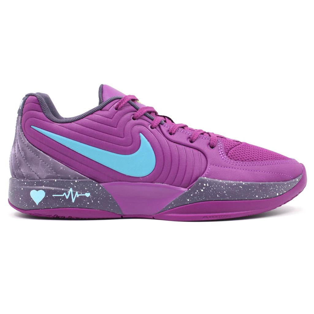 Nike Ja 2 Cushioning Slip Resistant Abrasion Resistant Low Top Basketball Shoes Men's Purple FD7327-500(Team205- )