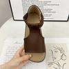 Niche design sense fashionable versatile sandals women wear summer new niche casual comfortable beach sandals