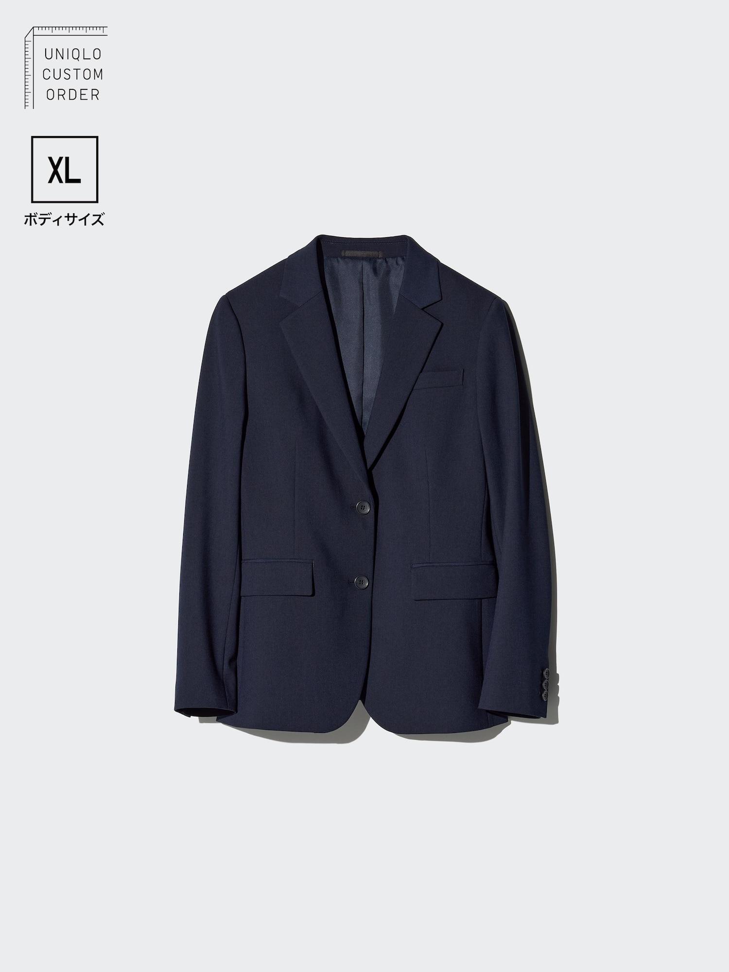 

Uniqlo Stretch Tailored Jacket Xl 69 NAVY/66