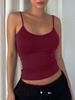 Dopamine Sweet Spice Girls, Thin Shoulder Suspenders, Small Vest, Round Neck Beauty Back Tube Top, Bottom Top Can Be Worn Outside