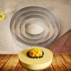 4/6/8 Inch Round Stainless Steel Cake Ring Baking Mold Biscuit Cutter English Muffin Ring DIY Tart Making Kitchen Basic Bakeware