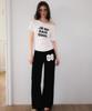 ROSEFRANTZ Minimal French Lettering T-Shirt [White]