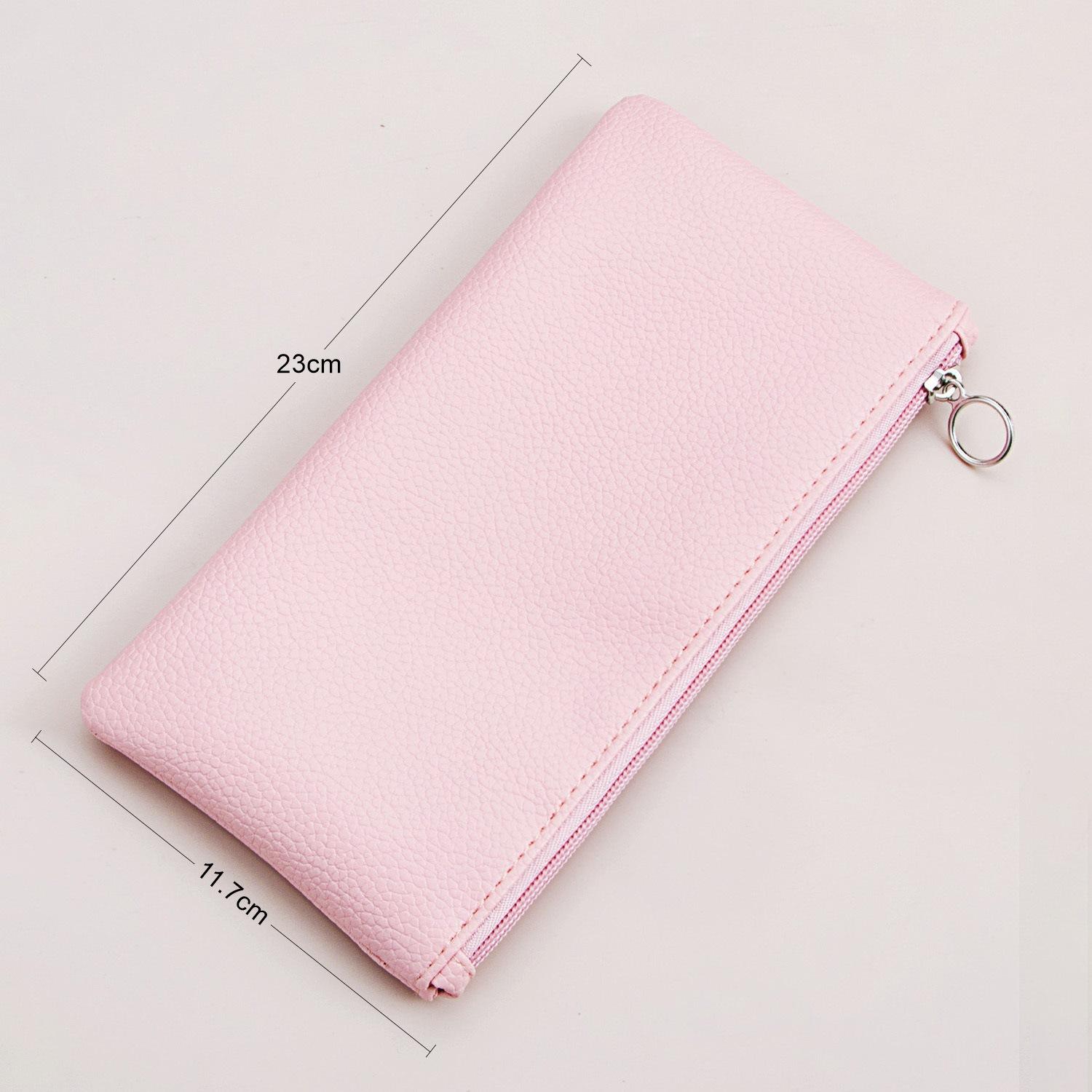 7PCS Professional Glitter Pink Make up Brushes Set Makeup Foundation Powder Eye Makeup Brush Set with PU Cosmetic Bag regular size