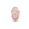 Pandora Pink Glitter Murano Glass Pendant Pendant for Women 791670