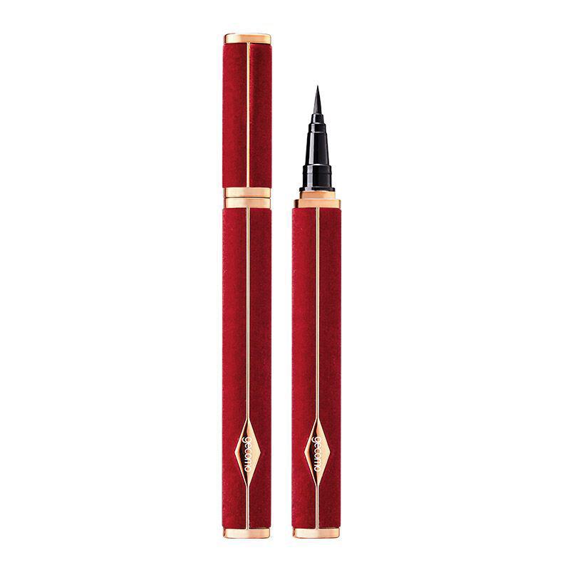 Red Velvet Long-lasting Waterproof Eyeliner: Smudge-proof, Quick-dry, Easy Apply for Beginners.
