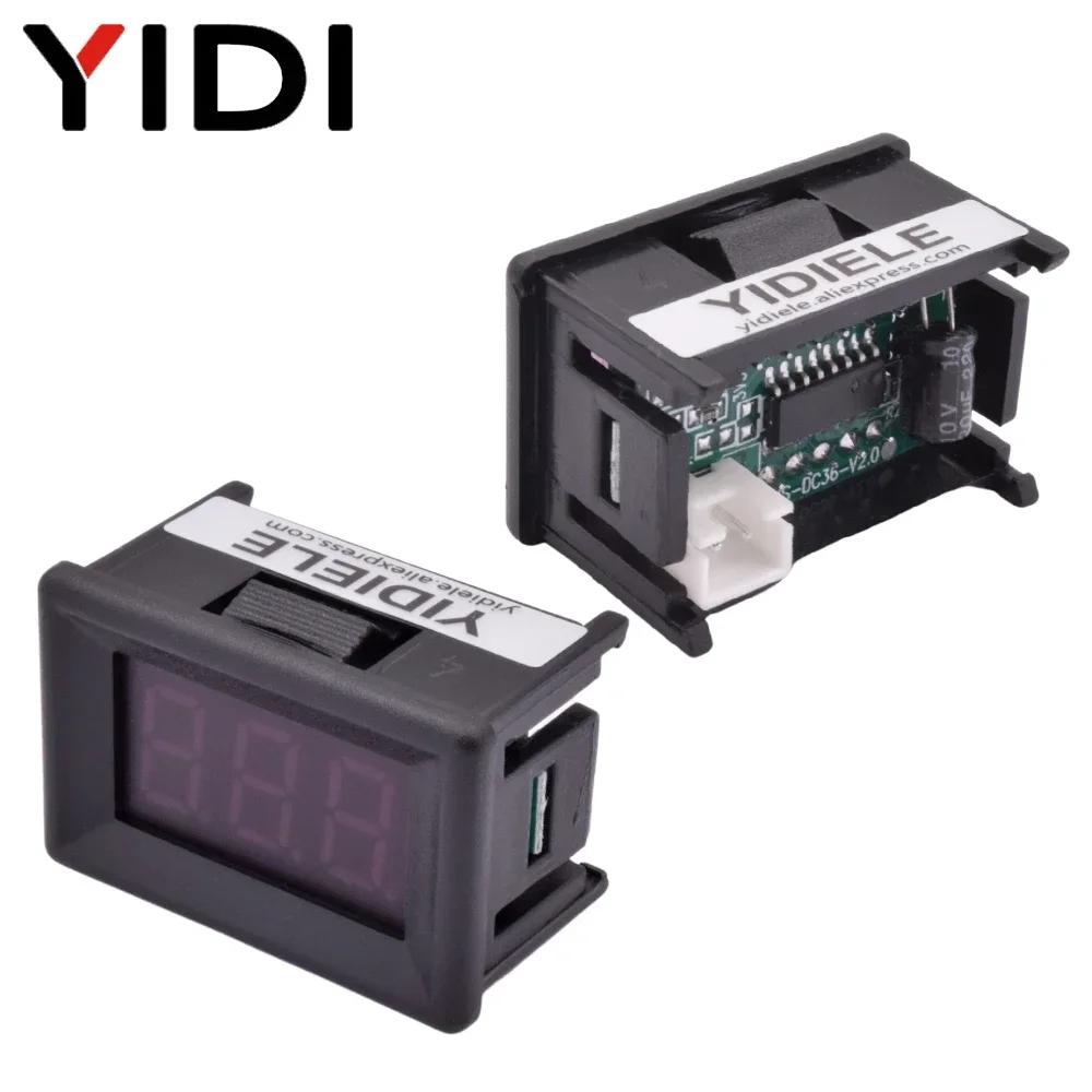 5pcs 0.36 Inch Mini DC 0-100V LED Digital Display Voltmeter Voltage 2.3-30VDC Detector Meter Tester Reading Calibrate for Car