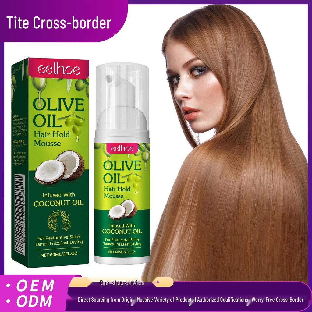 EELHOE Olive Oil Curl-Setting and Moisturizing Hair Mousse