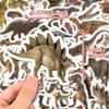 50Vintage Dinosaur Stickerswaterproof Jurassic Dinosaur Sticker For Guitarwater Cupluggagenotebookdiydecoration