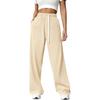Women's Drawstring Waist Wide Leg Sweatpants Casual Trousers