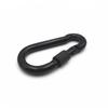 Electrophoretic Black Quick Release High-Strength Safety Carabiner with Spring Hook for Outdoor Use