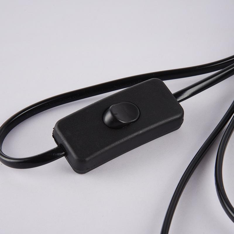1.5m/1.8m Desk Lamp Power Cord with Rocker Switch