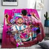 1PC Messi Patterned Flannel Blanket Suitable For All Seasons for Home Decor Warmth and Comfort Gifts Holiday Present