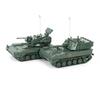 1/72 Військова Армійська Модель Іграшка Самохідна Гаубиця Самохідна Зенітна Установка Броньована Машина Вантажівка Танк Машина Збірна Іграшка