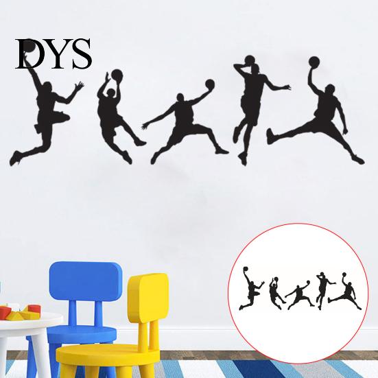 Play Basketball Man Wall Decal Bedroom DIY Removable PVC Sticker Mural Decor