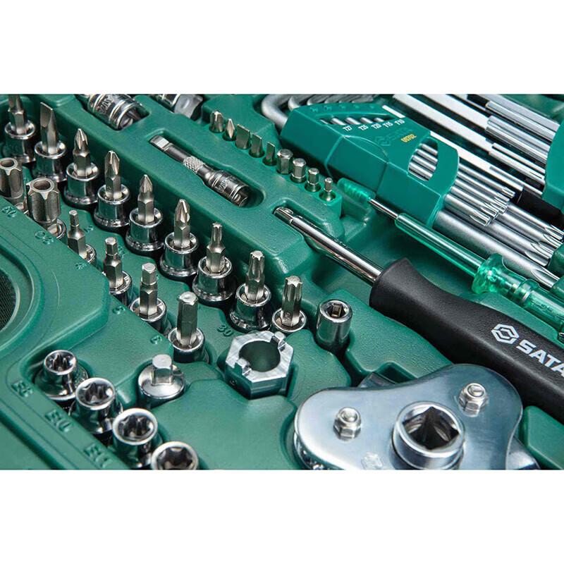 SATA 129-Piece Car Repair Tool Set