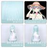 Long Mutsumi Wakaba Synthetic Wig Anime BanG Dream Light Green Straight Hair Heat Resistant Hair Halloween Cosplay Wigs +Wig Cap