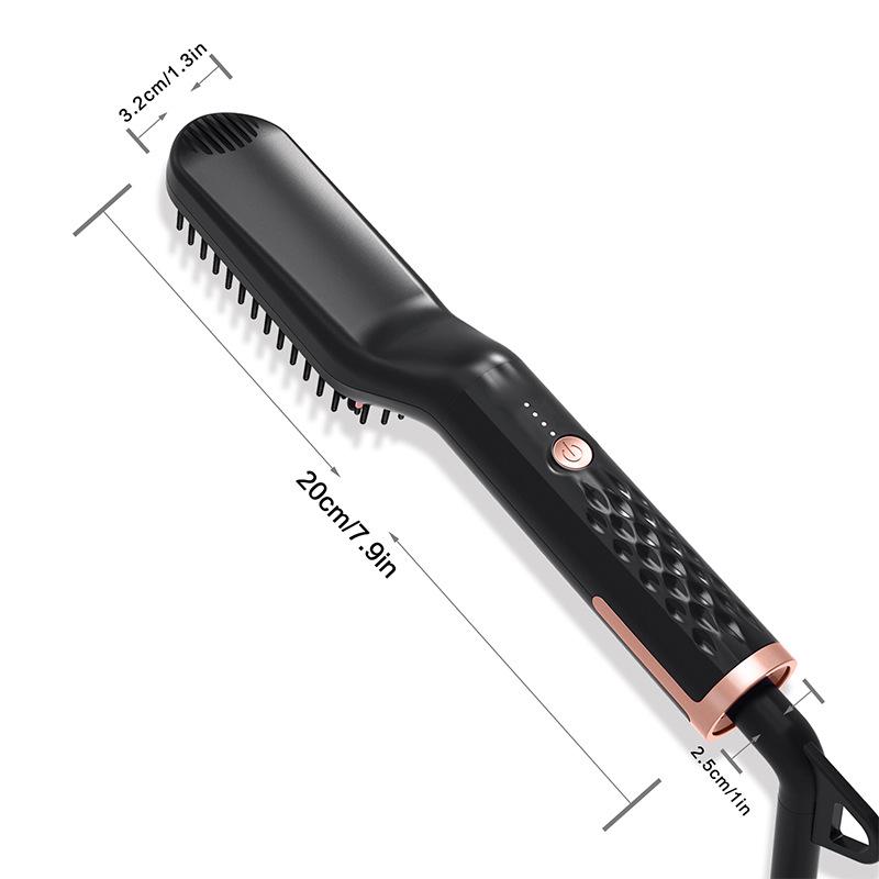 Multifunctional Men's Beard and Hair Straightener Comb