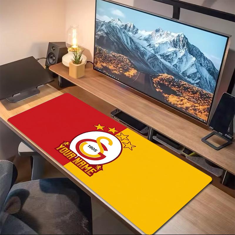 Galatasaray S.K Print Cushion Non-slip Laptop Tablet Big Mousepad XXL Mat Mini PC Playmat With Lock Edge