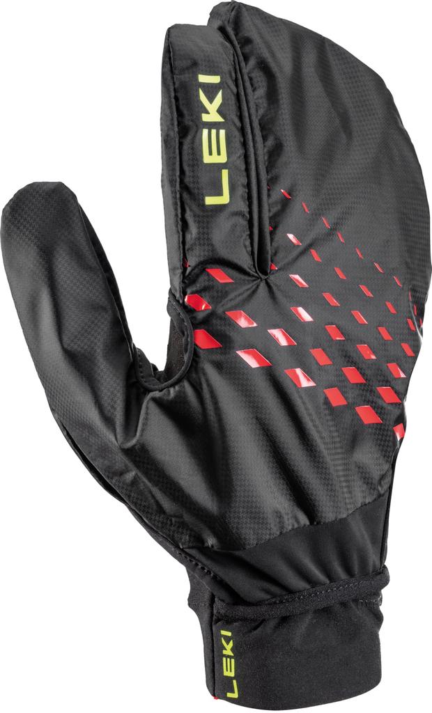 Leki Ultra Trail Storm Climbing Gloves, Black/Red (897), Size S, 1300518