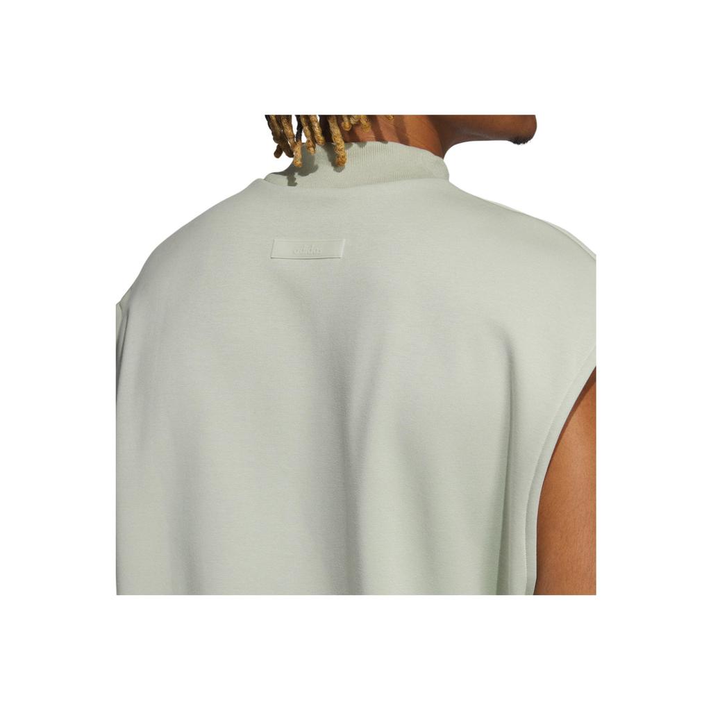 Adidas Originals Trefoil Basketball Sweatshirt Chapter 02 Vintage Sleeveless Unisex Tops Halo-Green IA3415