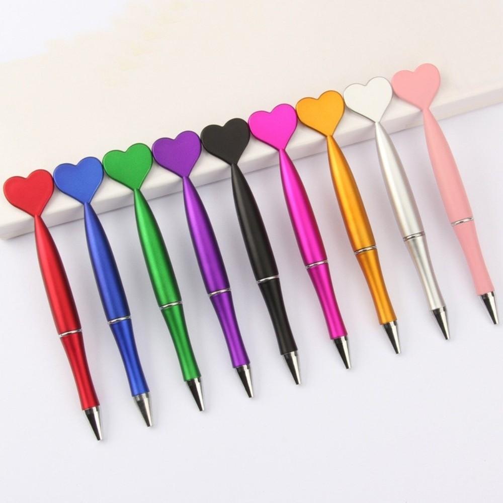 Love Heart Valentine's Day Ballpoint Pen Writing Smoothly Signature Pen Neutral Gel Pens  Office