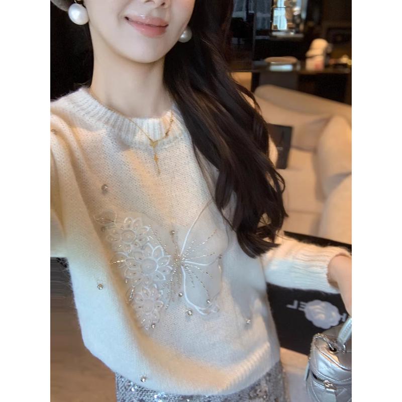 Women's Korean Style Slouchy Knit Sweater