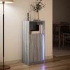 LED Sideboard Grey Sonoma 42.5 x 34 x 100 cm Particle Board