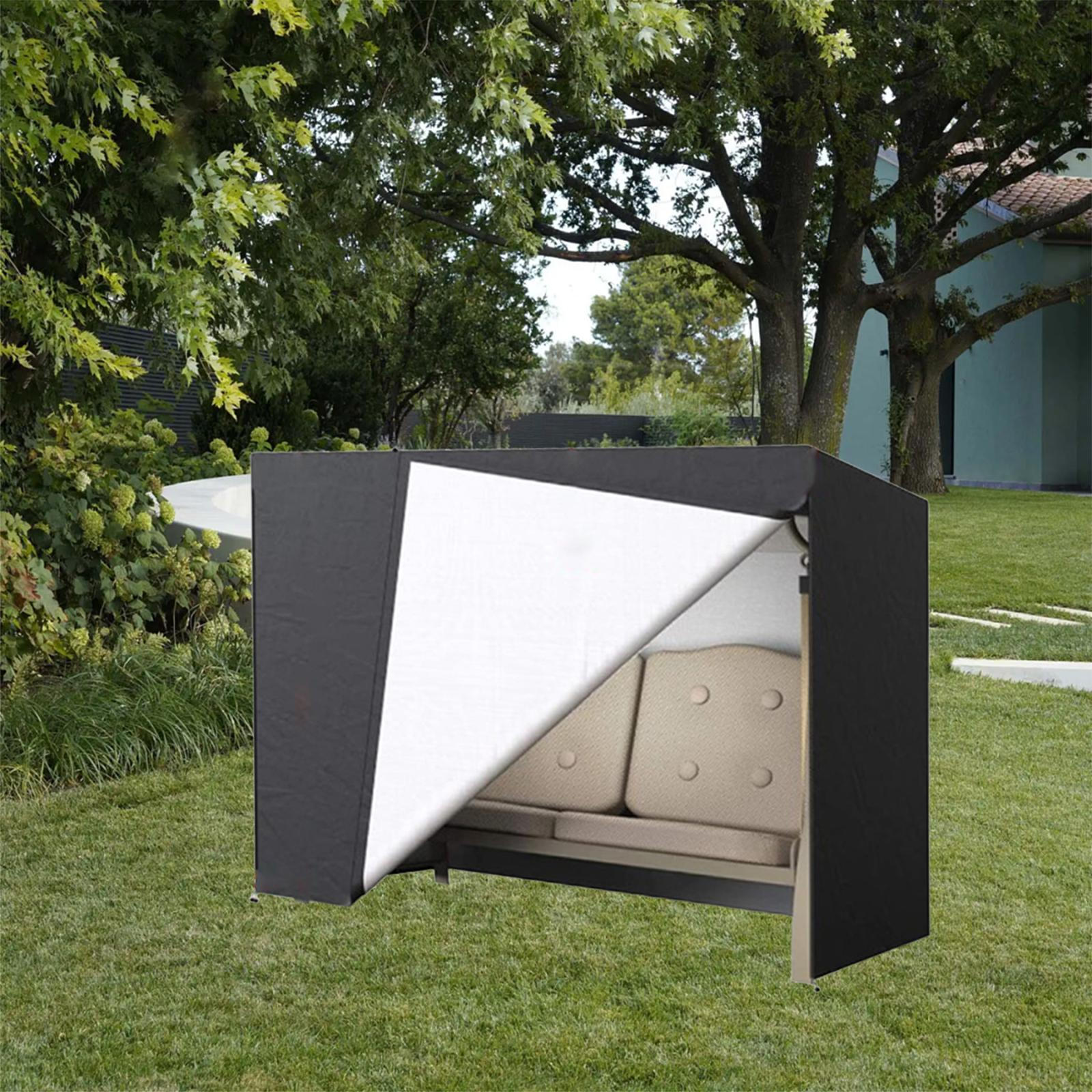 

Чехол для уличной мебели на качели для 3-х местный защитный стул чёрный