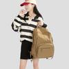 Schoolbag Korean version simple solid color backpack casual versatile short trip storage bag high value small fresh wear-resistant backpack