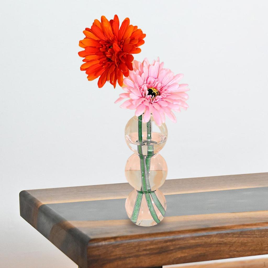 Vase Hydroponics Plants Planter Desktop Glass for Home Decoration
