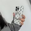 Polka Dot Rotating Stand Phone Case for iPhone 17Pro/16Promax/15/14