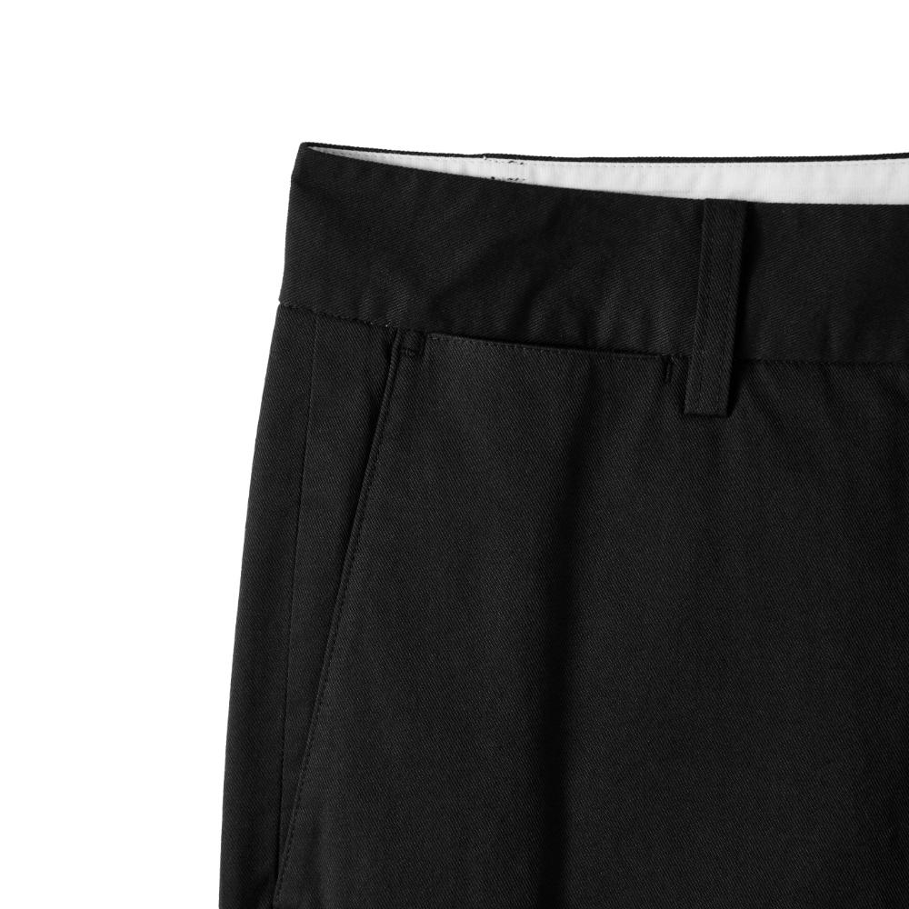 BROMPTON LONDON Summer Basic Cotton Trousers - Black (P242Mpt510)