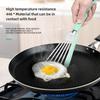 The kitchen anti-scalding frying spatula heat-resistant frying fish spatula all stainless steel spatula home outdoor cooking