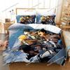 3D Printed Anime Attack on Titan Bedding Set Duvet Cover Bedroom Comforter Single Twin King _Size Quilt Cover Home Textiles